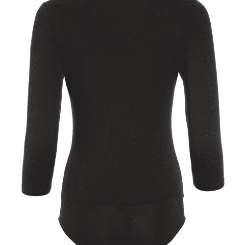 3 4 Bodysuit Black Back