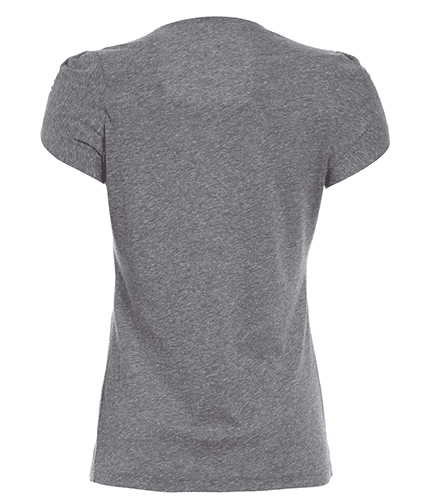 AmyV Neck HeatherGrey Back