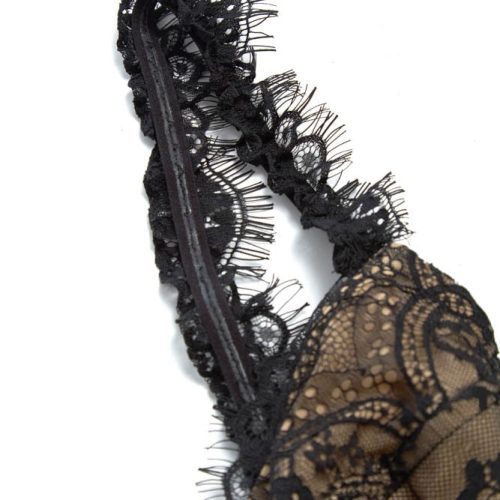 LaceBodysuitStrap Black