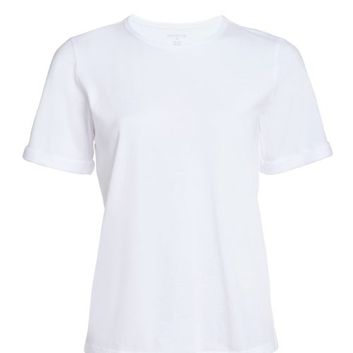 PerfectDD RolledSleeveTee White