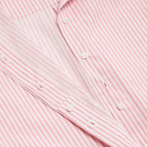 PinkStripeFranciButtonDownPatentedHiddenButtonDetail