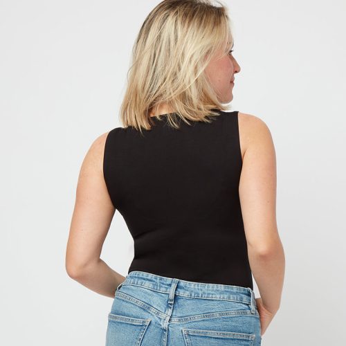 SuzTankBodysuit Black Back